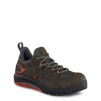 Red Wing CoolTech™ Athletics Safety Toe Athletic Mens Safety Shoes Chocolate - Style 6348